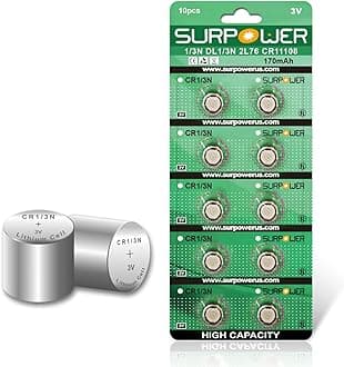 - SURPOWER CR1/3N 3V Lithium Battery 10 Pack 【5-Year Warranty】
