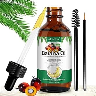 100% Cold-Pressed Batana Oil – Pure Hair Growth & Repair Oil, 60 ml | Natural & Chemical-Free Deep Nourishing Treatment for Scalp, Split Ends & Dry Hair (2.02 Fl Oz （Pack of 1）)