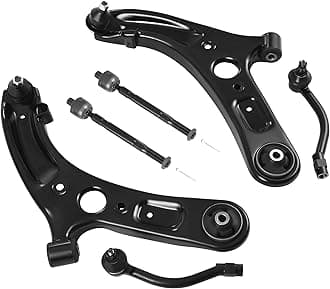 AUTOSAVER88 6PCS Front Suspension Kit Compatible with 2011-2016 Hyundai Elantra,Control Arm w/Ball Joint, Outer and Inner Tie Rods Ends