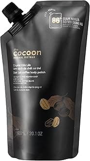 COCOON DAKLAK COFFEE BODY POLISH 600ML - Cà Phê Đắk Lắk Làm Sạch Da Chết Cơ Thể