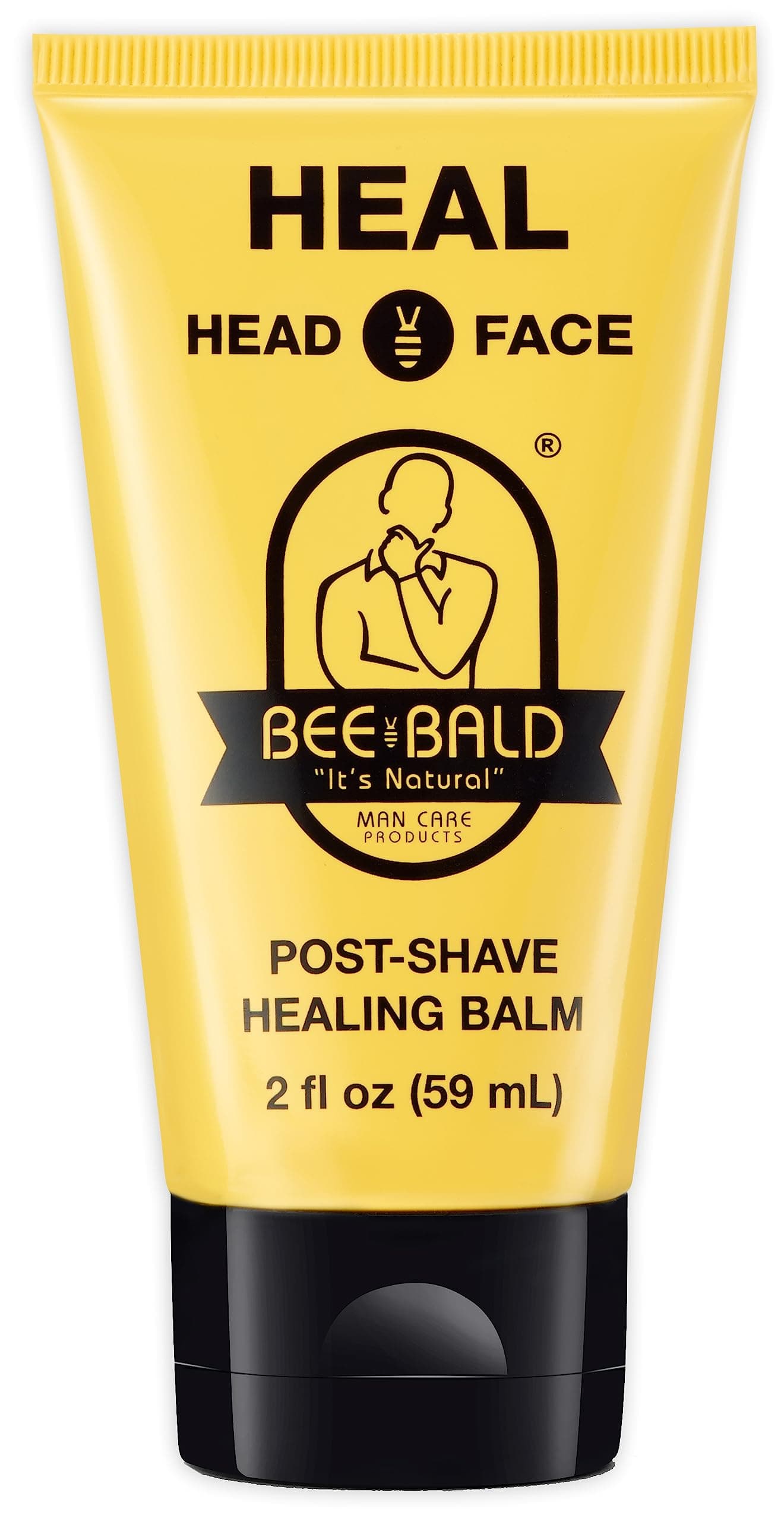 Bee Bald Heal Post-Shave Healing Balm, 2 fl. oz.
