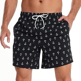 FEIXIANG Men's Mens Swimming Trunks Quick Dry Mens Swim Trunks Beach Shorts for Mens