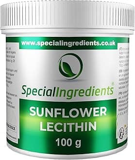 Sunflower Lecithin Powder 100g Premium Quality, Vegan, Non-GMO, Gluten Free – Recyclable Container