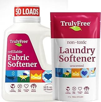 Truly Free Fabric Softening Conditioner for Clothes| Safe for Babies & Kids w...