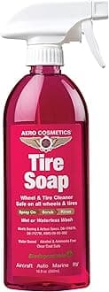 Tire Soap & Degrease 16 Fl. oz - Premium Tire Soap & Degreaser for Deep Cleaning | Easily Removes Tire Dirt, Oil Residue, Grime & More | Safe for All Wheels & Tires | Professional-Grade