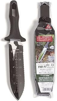 Nisaku NJP801 Yamagatana S Hori Weeding & Digging Knife HRC58 Hardened Japanese Stainless Steel, 7.25-Inch Blade 5.5-Inch Ergonomic Plastic Handle