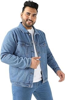 Urbano Plus Men plusjaktp Denim Jacket (pack of 1)