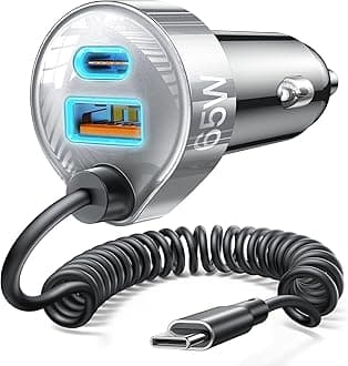 LISEN 65W iPhone 17 Pro Max Car Charger USB C Fast Charging,Super Fast iPhone 16/17 Pro Car Charger Type C Adapter Fit iPhone 17 Air ProMax Plus/16/15,Pixel 10, Samsung Galaxy S25/24,Android,Sliver
