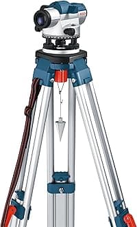 Bosch Professional Optical Level GOL 26 D (26x Magnification, Unit of Measure: 360 Degrees, Range: up to 100m, in Carrying case)