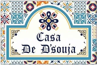 Nutcase Polycarbonate Personalized Name Plates For Home (Multicolour)