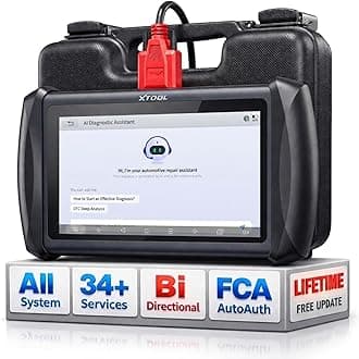 IP616 V2.0 Bidirectional Scan Tool with Lifetime Free Updates, AI-Assisted Full System OBD2 Scanner Diagnostic Tool with 34+ Reset Services, Active Test, CAN FD & DoIP, FCA AutoAuth, Android 10