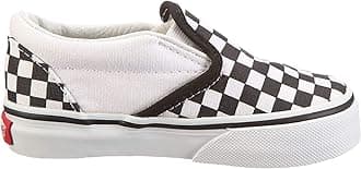 Vans Toddler Classic Slip-On Checkerboard Black/True White Fashion Sports Skate Shoe Vlyhck2 5 Child UK