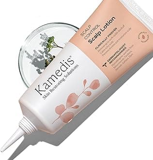 KAMEDIS Scalp Moisturizer Lotion For Dry, Itchy, Dandruff, Flaky & Sensitive Scalp. Over-Night Mask Treatment Botanicals-Based. Parabens Free. 3.38 Fl Oz.