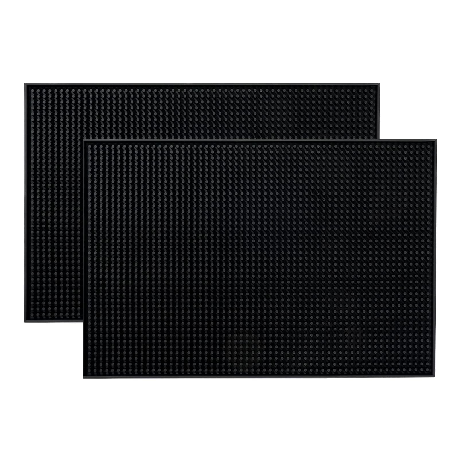 BARsics 18"x12" Service Mat(Black 2-Pack)
