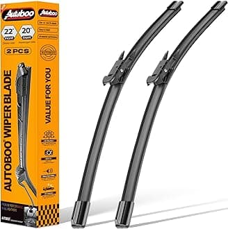 22"+20" Windshield Wipers Replacement for Ford Mustang 2007-2021,Lincoln MKZ 2013-2020 -Original Factory Quality (Pack of 2)