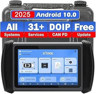 XtoolIP616 Car Diagnostic Tool: OBD2 Scanner 2.0 with All System, New 34+Resets, ECU Configuration, Oil Reset/ABS Bleeding/DPF/EPB/SAS/TPMS, Injector Coding, FCA/CAN FD/DoIP, AutoVIN, Lifetime Update