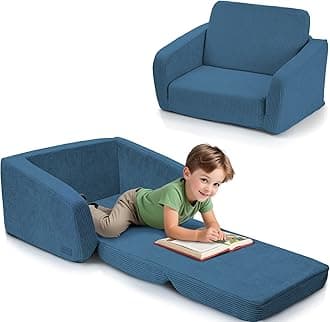 Sturdy Toddler Chair and Couch - The Perfect Kids Sofa for Girls and Boys - Ideal Fold Out Sofa Chairs to Give Your Kids a Safe and Fun Place to Sit