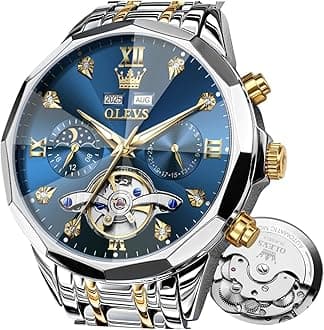 OLEVS Mens Automatic Watches Tourbillon Watch