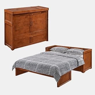 NIGHT & DAY Murphy Cube Cabinet Bed (Cherry, Twin XL)