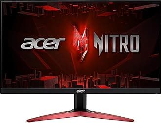 Acer Nitro 23.8" Full HD 1920 x 1080 PC Gaming IPS Monitor | AMD FreeSync Premium | 180Hz Refresh | Up to 0.5ms | HDR10 Support | 99% sRGB | 1 x Display Port 1.2 & 2 x HDMI 2.0 | KG241Y M3biip