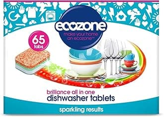 Ecozone Dishwasher Tablets Brilliance, 65 Tabs
