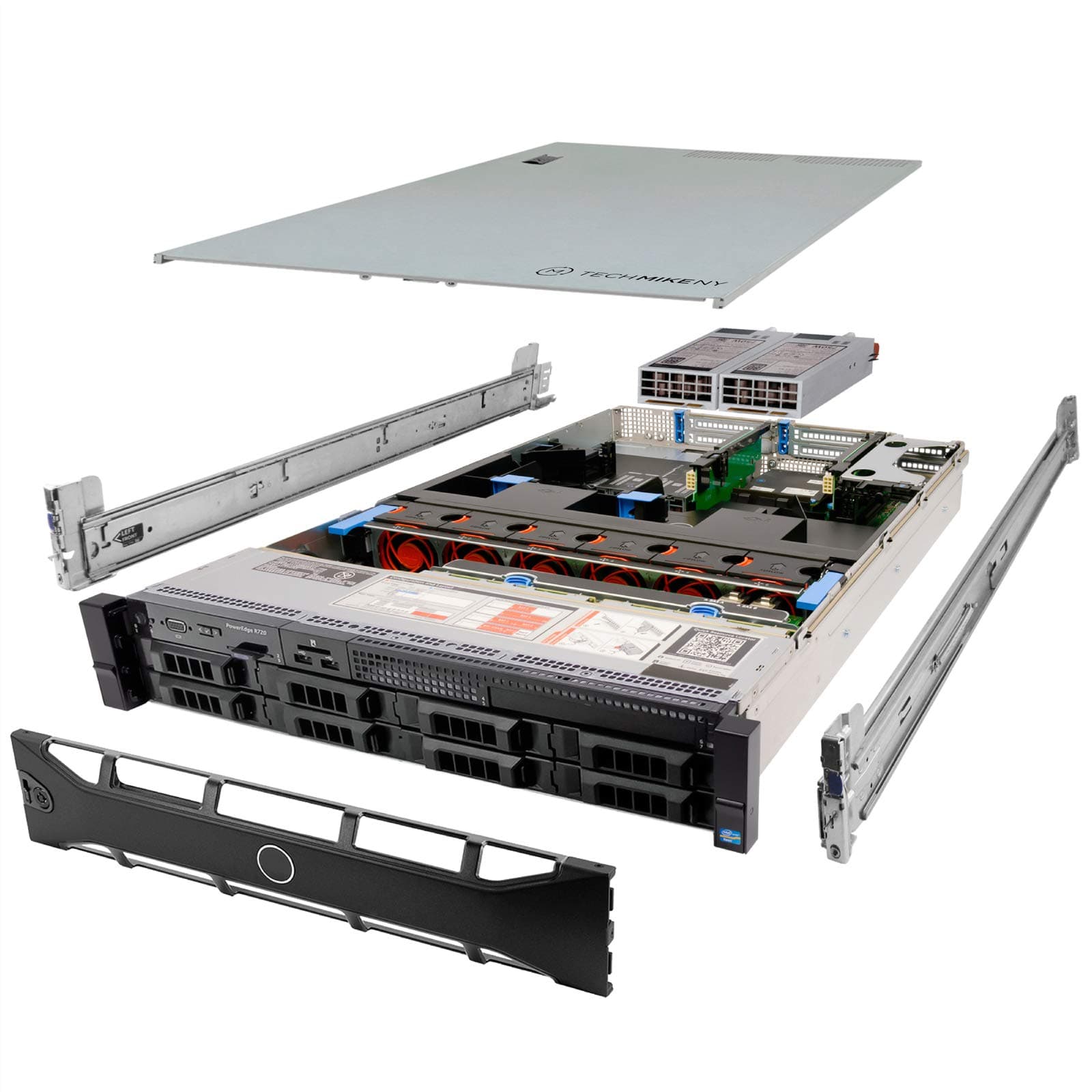 High-End Dell PowerEdge R720 Server 2X 2.60Ghz E5-2670 8C 128GB 2X 300GB 15K SAS (Renewed)