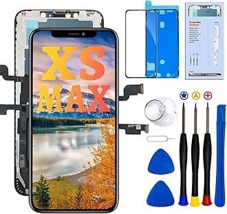for iPhone Xs Max Screen Replacement,3D Touch LCD Display Digitizer Repair Kit Assembly with Screen Protector+Repair Tools Compatible with iPhone Xs Max 6.5 inch (A1921, A2101, A2102, A2103, A2104)