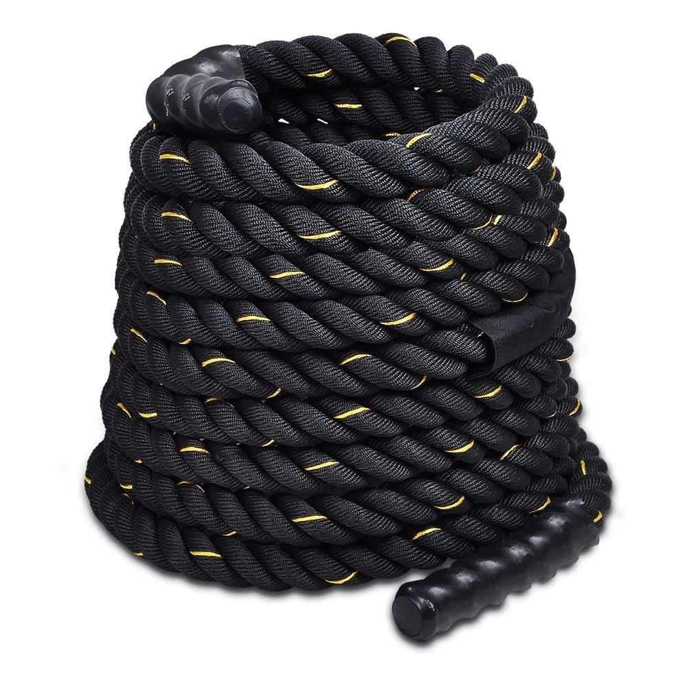 Battle Ropes for Strength Training Cross Fit Exercises Workout (2" Thick x 30FT)