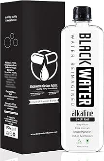 BLACKWATER Alkaline Water 700ml, 8+ pH, with Magnesium  (Pack of 1)