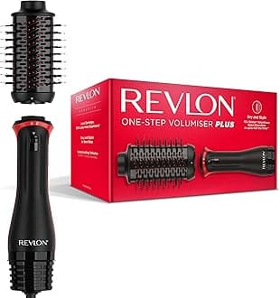 Revlon One Step Volumizer PLUS Hair Dryer and Styler | Detachable Head, More Volume, Less Damage, and More Styling Control for Easy and Fast Salon-Style Blowouts, Travel Friendly RVDR5298ARB Black