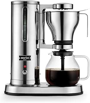 Coffee Maker - Electric Drip Brewer with Automatic Drip-Stop, Glass Carafe, Brews Full Pot in Under 6 Minutes, SCA certified, Stainless Steel