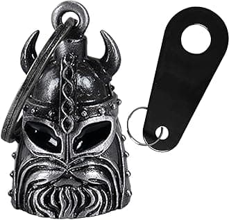 Dream Apparel Motorcycle Bell for Biker Rider Men Women Angel Bell with Bell Hanger, Ride Riding Bell Motorcycle Accessories