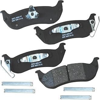 Bendix Premium SBC998 Ceramic Rear Brake Pads for Chrysler Pacifica 2008-2004