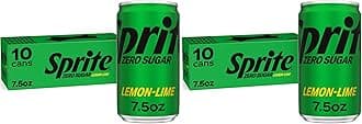 Lemon Lime Zero Sugar Soda | Diet | 7.5 fl oz | 20 Pack | Soft Drink