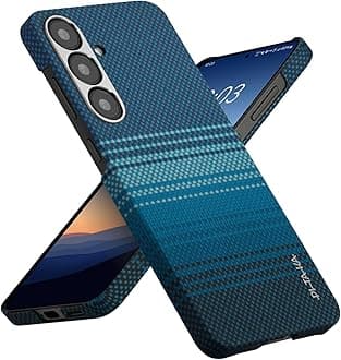 pitaka for S25 Plus Case, 6.7 Inch, Compatible with MagSafe, Slim & Light Samsung Galaxy S25 Plus Case, 1500D Aramid Fiber Made [Tactile Woven Case - Moonrise]