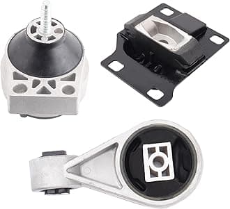 QRYIPPDM Engine Motor and Transmission Mount Kit Compatible with Focus 2000-2004 2.0L DOHC 3-Piece Set A3003 A2986 A2938