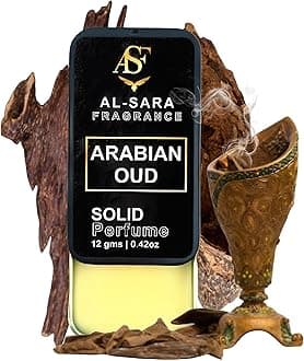 Al Sara Fragrance™ ARABIAN OUD Solid Perfume for Men & Women | Alcohol-Free, Non-Greasy, Long-Lasting Natural Fragrance | Portable & Travel-Friendly Cologne (Arabian Oud)