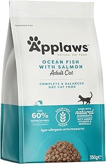 Applaws Complete Natural Dry Cat Food 350g Adult Ocean Fish with Salmon