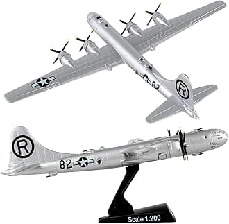 Daron Worldwide Trading B-29 Superfortress Enola Gay Vehicle (1:200 Scale) , White