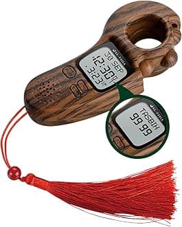 AL-FAJIA Islamic Prayer Time and Athan Sound Reminder Digital Tasbih Counter, Full Azan Clock for USA and Worldwide, Portable