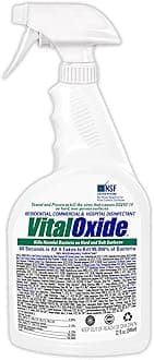Disinfectant, Deodorizer, Cleaner, Food-Contact Sanitizer, Virucide –(EPA registration #82972-1) – Kills Mold & Mildew, Eliminates Odors – 32 oz
