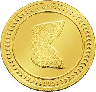 Kalyan Jewelers 8 grams 22K (916) Purity Gold Coins - BIS Hallmarked - Rose