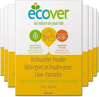 Dishwasher Soap Powder, Citrus, 3 Pound (Pack of 8)