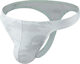 Men's Thong G-String Underwear Micro Mesh Bulge Pouch Thong Panties Soft Stretch Bikini T-Back Underwear