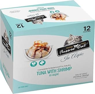 Premium Tuna w/Shrimp in Aspic, 2.47 Ounce (Pack of 12)
