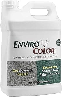 EnviroColor 4Ever Green Turf Colorant Concentrate 2.5 Gallons Covers up to 24,000 sq. ft. – Eco-Friendly Non-Toxic, Water-Based Lawn Dye to Revive Dormant, Faded, or Drought-Stricken Grass