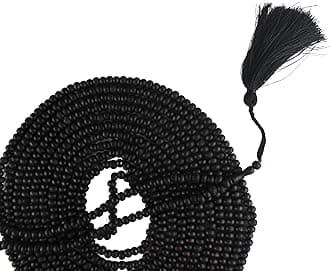 Handmade Matt Black Olive Wood 1000 Beads Tasbeeh Misbaha Islamic Gift Tasbih Prayer Beads Tesbih 5 mm Small Size Dhikr Rosary