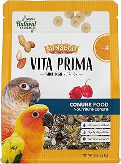 Sunseed Vita Prima Wholesome Nutrition Conure Food, 3 LBS