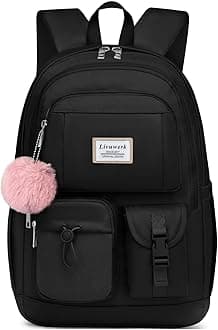 Backpack for School Teen Girls Bookbag: 15.6 inch Laptop Backpacks for College Women Back Pack Cute Middle High School Bag Stylish Teens Book Bags for Students Casual Travel Backpack