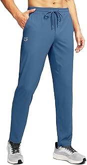 G Gradual Mens Sweatpants with 4 Pockets Tapered Track Athletic Slim Fit Pants for Running, Exercise, Workout, Gym